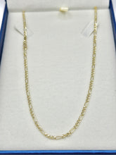 CADENA FÍGARO CART 3x1  - 2.5 MM - ITA - ORO 10K