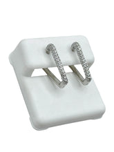 ARRACADA TRAPECIO MULTI ZIRCONIA - PLATA .925