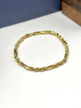 PULSO FÍGARO TORZAL - 21 CM x 3.5 MM - ORO 10K