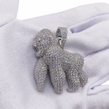 DIJE GORILA - PLATA .925