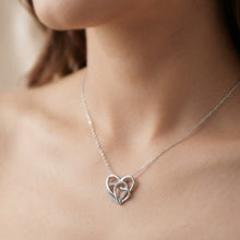 COLLAR GARGANTILLA CORAZÓN TRIPLE - PLATA .925