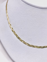 GARGANTILLA COLLAR TRENZA - 40 cm - ORO 10K