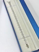 PULSERA SEMILLAS ZIRCONIA BLANCA - PLATA .925