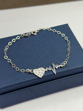 PULSERA ELECTROCARDIOGRAMA - PLATA .925
