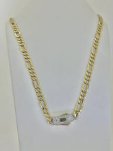 CADENA FIGARO CART 3x1 - 60 cm x 5 mm - ORO 10K