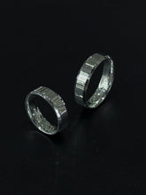 ARGOLLA LISA 5 MM - FILO ESPEJO DIAGONAL - PLATA .925