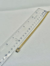 PULSO BARBADO EDGE - Broche piedra - 18 cm x 5 mm - ORO 10K
