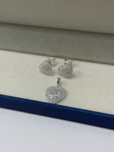 SET / JUEGO CORAZON - PLATA .925