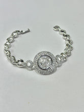 PULSERA CIRCULO CON EXTENSIBLE PLATA .925