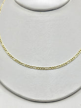 CADENA FÍGARO CART 3x1  - 2.5 MM - ITA - ORO 10K
