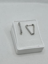 ARRACADA TRAPECIO MULTI ZIRCONIA - PLATA .925