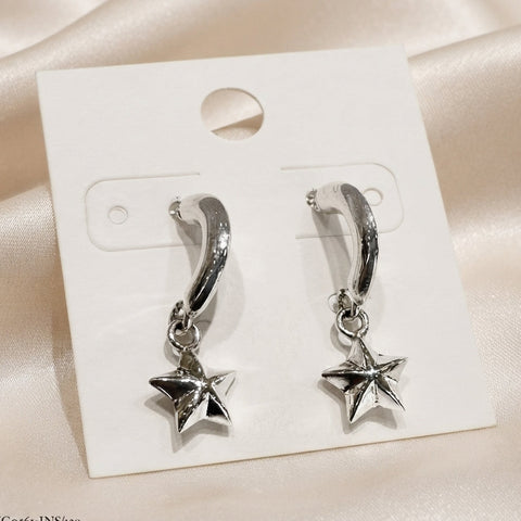 ARETE 1/2 ARRACADA CON ESTRELLA - PLATA .925
