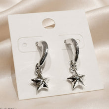 ARETE 1/2 ARRACADA CON ESTRELLA - PLATA .925