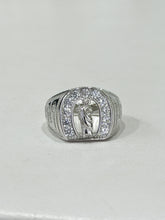 ANILLO HERRADURA CON SAN JUDAS TADEO - PLATA .925