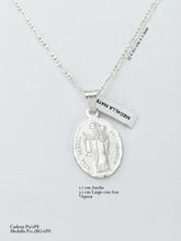 CADENA CON MEDALLA VIRGEN NUESTRA SEÑORA DEL ROSARIO - PLATA .925