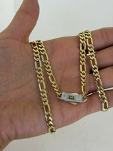 CADENA FIGARO CART 3x1 - 60 cm x 5 mm - ORO 10K