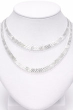 COLLAR GARGANTILLA RED GRUESA - PLATA .925