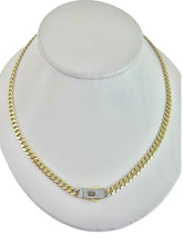 CADENA BARBADA - 60 cm x 5 mm - ORO 10K