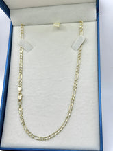 CADENA FÍGARO CÁRT - 3 MM x 50 CM - ORO 10K