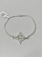PULSERA NUDO DE BRUJA TRANSVERSAL MEDIANO - PLATA .925