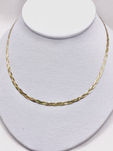 GARGANTILLA COLLAR TRENZA - 40 cm - ORO 10K
