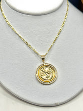 CADENA FÍGARO CART 3x1 CON DIJE CENTENARIO ESCALA - 60 CM - ORO 10K