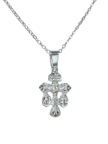DIJE CRUZ DEL PERDÓN CHICA - PLATA .925