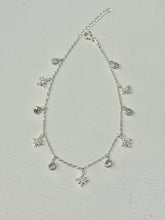 TOBILLERA DIJES COLGANTES - DESTELLOS - PLATA .925