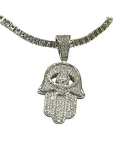 DIJE MANO DE FATIMA CON CIRCONIA ITA - PLATA .925