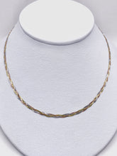 GARGANTILLA COLLAR TRENZA FLORENTINO - 40 cm - ORO 10K
