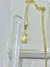 CADENA CON DIJE VIRGEN GUADALUPE BULTO - ORO 10K