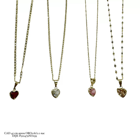 GARGANTILLA CORAZÓN ZIRCONIA