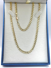 CADENA BARBADA - 4.5 MM  x 55 CM - ORO 10K