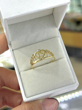 ANILLO 15 AÑOS - CORONA - ORO 10K