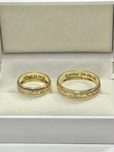 GRABADO LÁSER EN ARGOLLAS DE MATRIMONIO