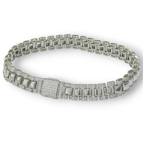 PULSO TIPO ROLX - PLATA .925