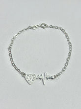 PULSERA ELECTROCARDIOGRAMA - PLATA .925