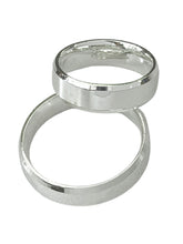 ARGOLLA LISA 5 MM - FILO ESPEJO DIAGONAL - PLATA .925