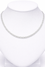 COLLAR GARGANTILLA - TRENZA 3 HILOS - PLATA .925