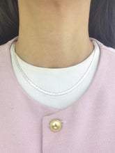 COLLAR GARGANTILLA PLANCHADA DOBLE VISTA - PLATA .925