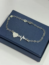 PULSERA ELECTROCARDIOGRAMA - PLATA .925