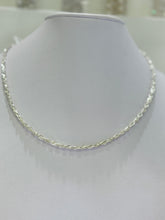 COLLAR GARGANTILLA - TRENZA TEJIDO TUBULAR - PLATA .925