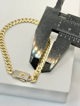 PULSO BARBADO EDGE - Broche piedra - 18 cm x 5 mm - ORO 10K