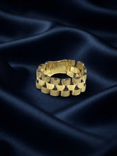 ANILLO ESLABÓN CADENA TIPO RLX - ORO 10K