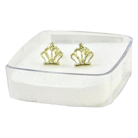 BROQUEL CORONA REINA - ORO 10K