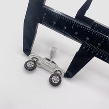 DIJE CAMIONETA TIPO MONSTER - PLATA .925