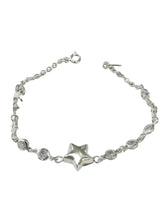 PULSERA ESTRELLA INFLADA 3D - PLATA .925
