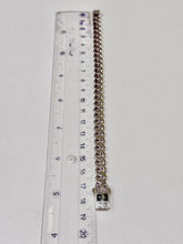 PULSO BARBADO - 18.5 cm x 8 mm - Oro blanco - ORO 10K