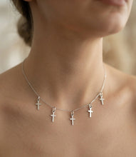 GARGANTILLA CRUCES - PLATA .925