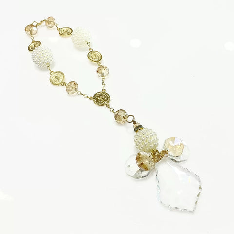 MISTERIO PERLA BORREGO JUMBO CON ANGEL DE CRISTAL